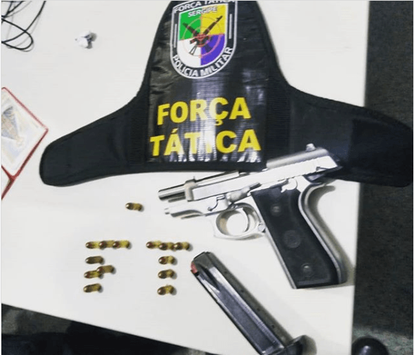 Homem é preso por porte de arma no conjunto Orlando Dantas