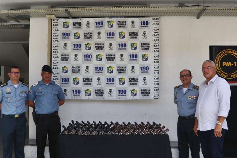 Polícia Militar doa 85 armas de fogo para Guarda Municipal de