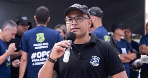 Presidente da Sinpol Adriano Bandeira anuncia pré candidatura a vereador de Aracaju