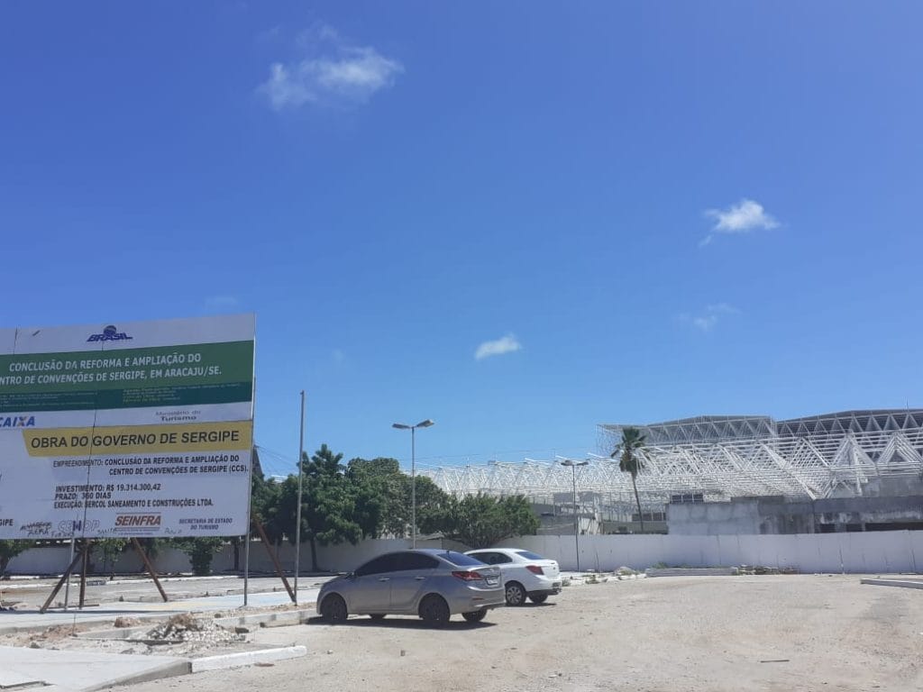 Prédio do Centro de Convenções de Sergipe será entregue no fim do segundo semestre diz secretário