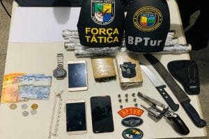Quatro suspeitos de tráfico de drogas são presos na