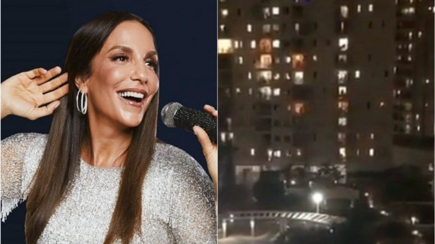 Em meio à quarentena moradores cantam música de Ivete Sangalo nas sacadas de prédios assista