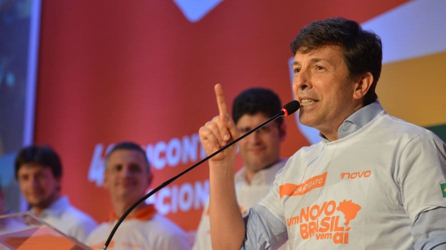 Fundador do Novo ex presidenciável João Amoêdo deixa o comando do partido