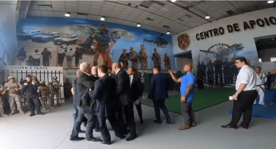 João Doria e Major Olímpio trocam farpas e quase se agridem durante evento veja vídeo