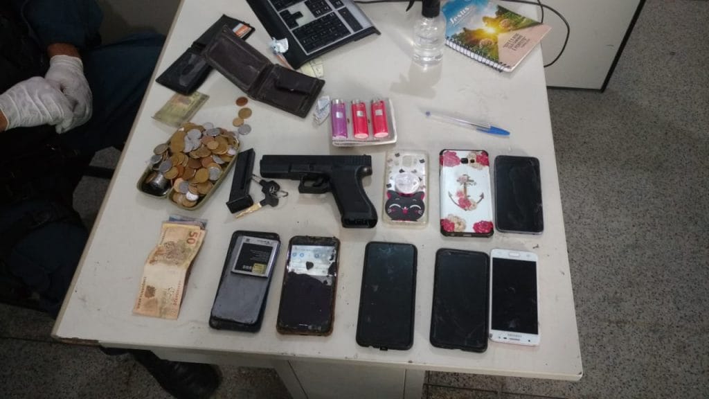 PM prende três homens suspeitos de roubos no conjunto Bugio