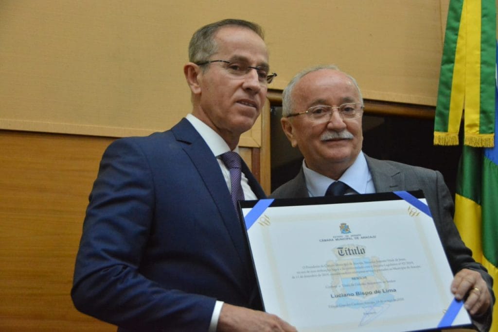 Presidente da Alese recebe de cidadão aracajuano