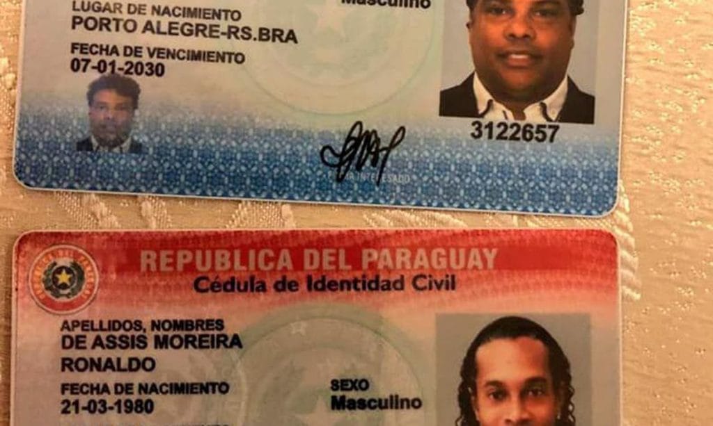 Ronaldinho Gaúcho e o irmão são detidos no Paraguai