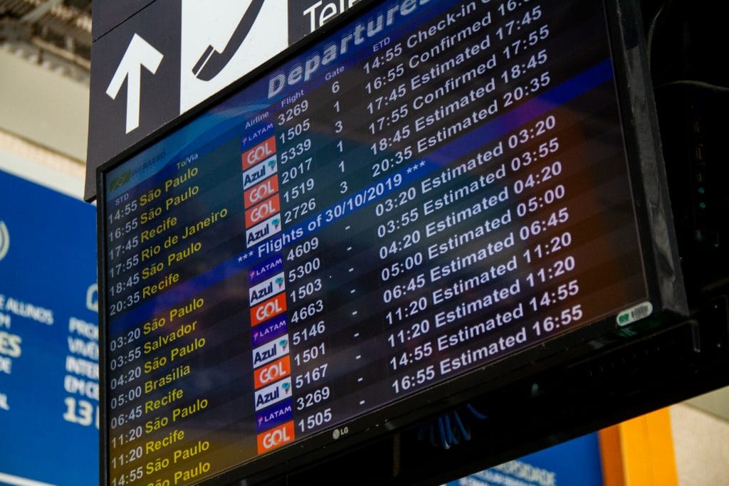 Sete voos com destino para Aracaju são cancelados nesta terça 24