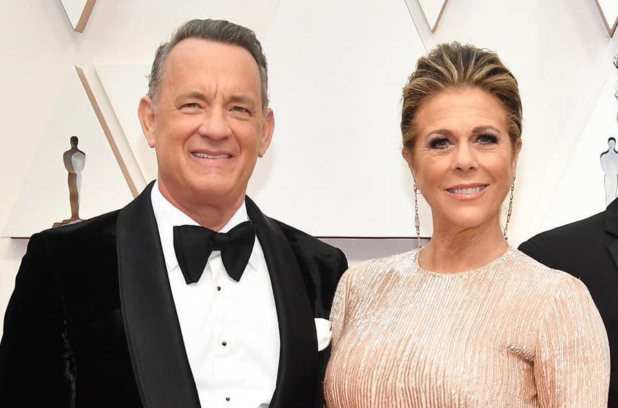 Tom Hanks e sua mulher Rita Wilson são diagnosticados com coronavírus na Austrália