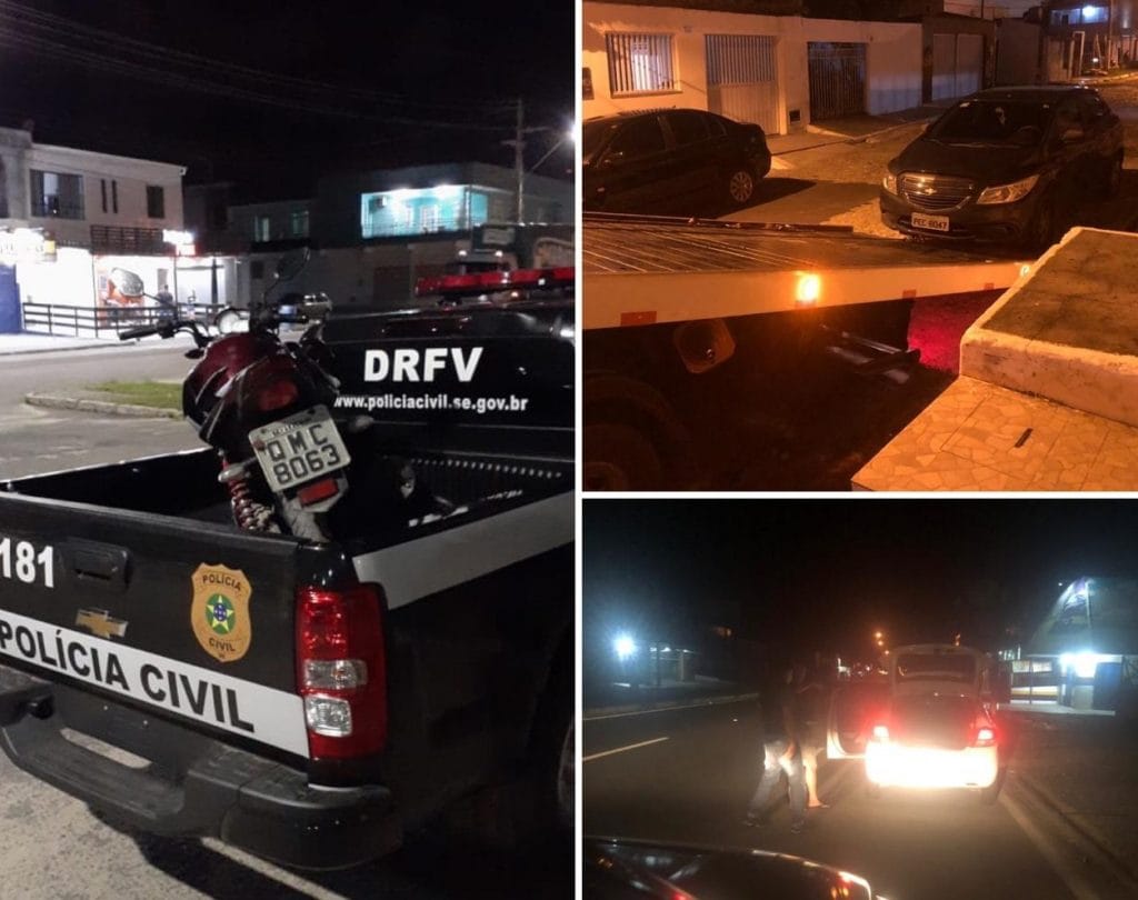 Três suspeitos de roubo de veículos são presos pela Polícia Civil de Sergipe 2
