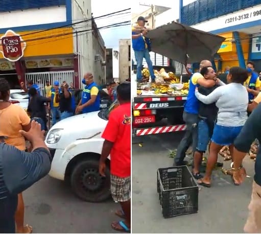 Vídeo Fiscal da prefeitura aplica gravata em ambulante irregular na Rodoviária Velha 1
