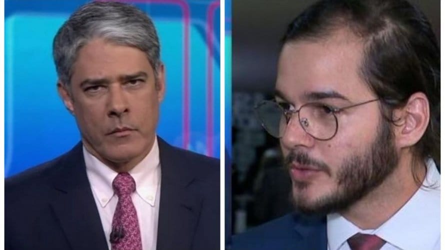 William Bonner vira meme após Jornal Nacional exibir entrevista com namorado de Fátima Bernardes