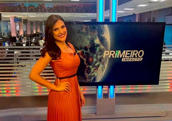 Apresentadora do SBT se revolta após homem invadir link ao vivo para militar