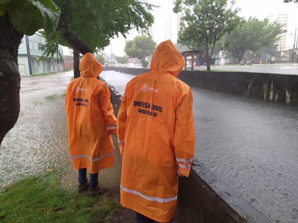 Chuva atinge Aracaju nesta quinta possibilidade de alagamentos e deslizamentos é moderada
