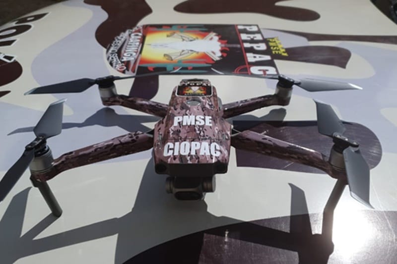 Polícia utiliza drone para fiscalizar aglomerações em cidades do interior de Sergipe