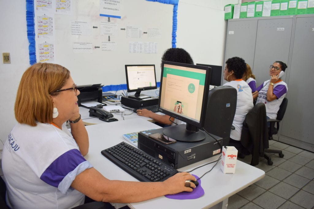 Portal de matrículas está disponível para preenchimento de vagas da rede municipal de ensino de Aracaju