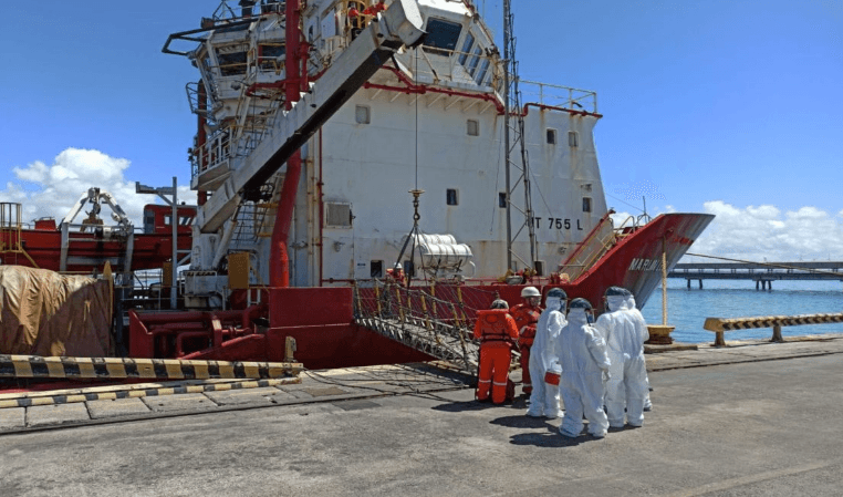 SES confirma que 13 tripulantes de embarcação na Barra testaram positivo para coronavírus