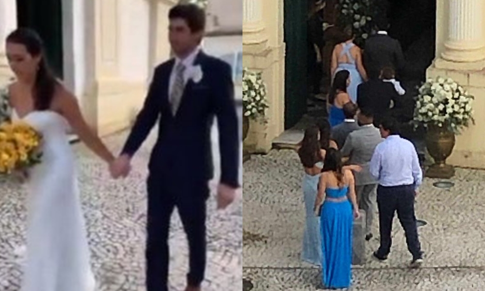 Com convidados e noivos sem máscaras casamento é alvo de protestos na Bahia veja vídeo