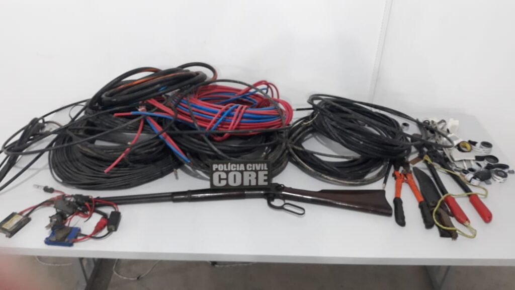 Dois suspeitos de roubar fios elétricos da Deso são presos em Lagarto