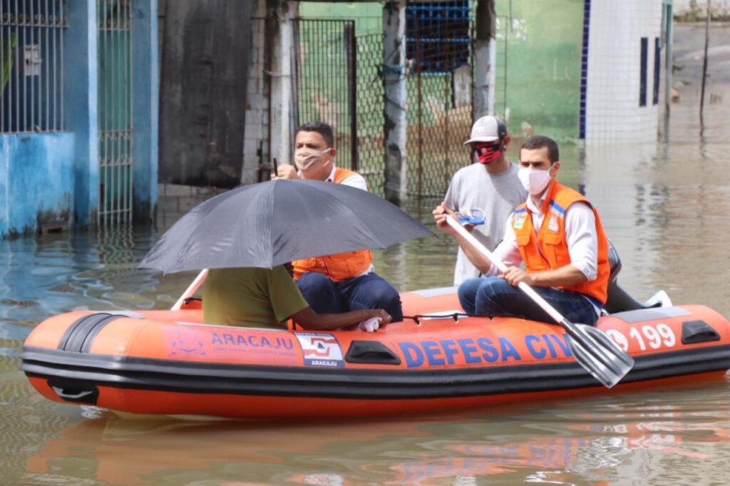 Em 12 horas chuvas em Aracaju ultrapassam previsão para todo o dia