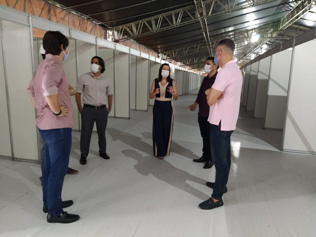 MPE SE e prefeitura inspecionam instalações do Hospital de Campanha de Aracaju