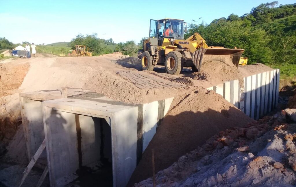 Obras no trecho da rodovia que liga Itaporanga e Itabaiana seguem em andamento