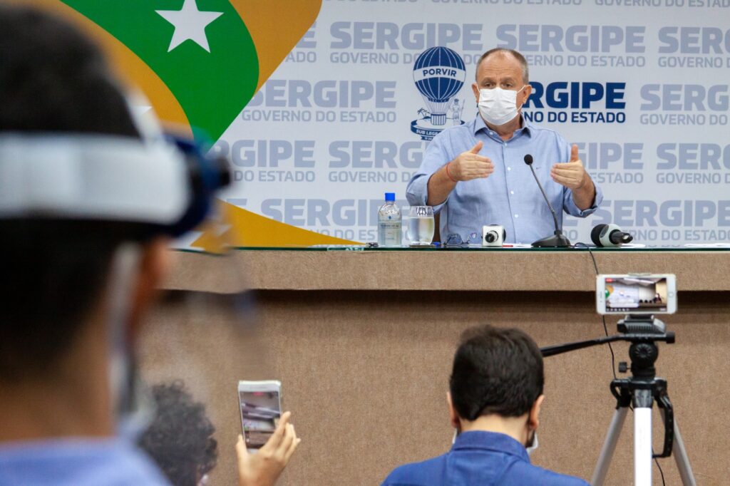 Belivaldo Chagas decreta luto após 200 mortes por covid 19 em Sergipe
