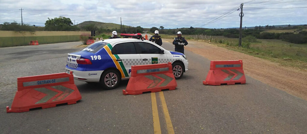 Covid 19 110 motoristas já foram barrados nas divisas de Sergipe