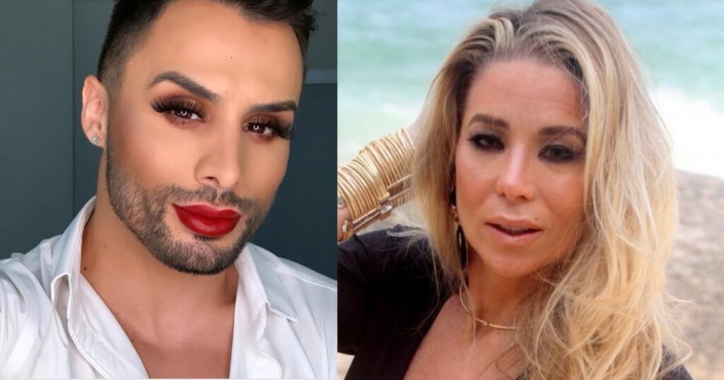 Danielle Winits defende Felipe Neto e é criticada por maquiador Falou a pseudo atriz falida