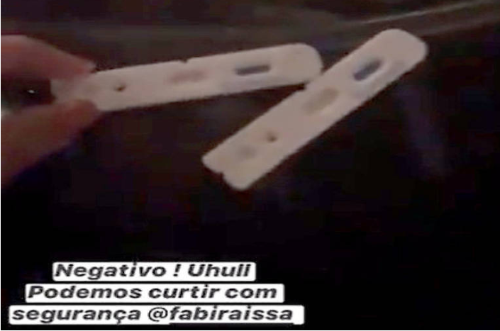 Festa em Brasília teve teste de covid 19 com interpretação errada dos resultados