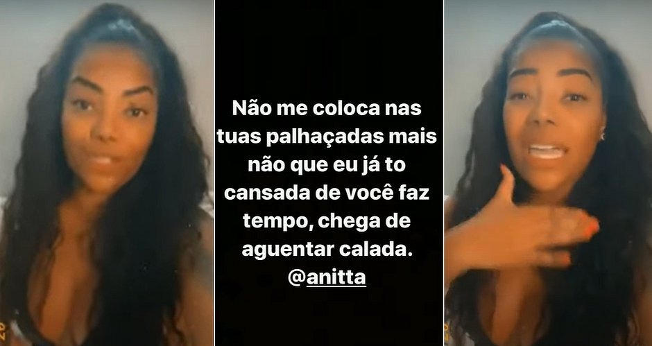 Ludmilla manda recado para Anitta Não me coloca nas tuas palhaçadas