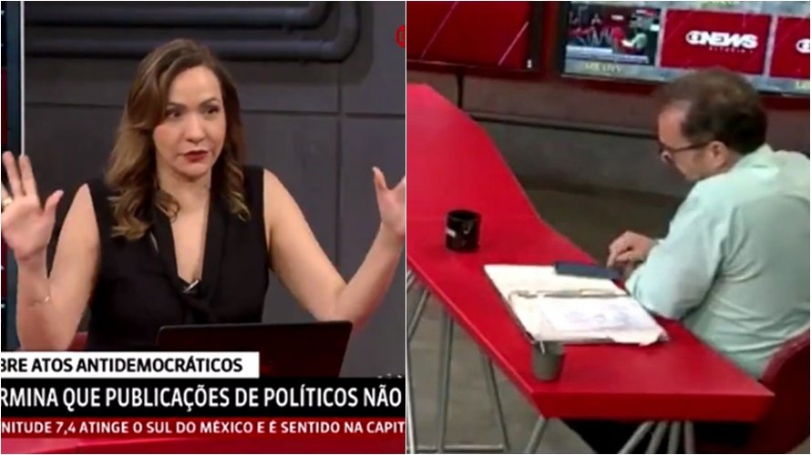 Maria Beltrão dá bronca ao vivo em comentarista durante programa na GloboNews veja vídeo