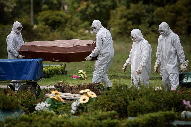 Mortes por covid 19 no Brasil ultrapassa gripe espanhola