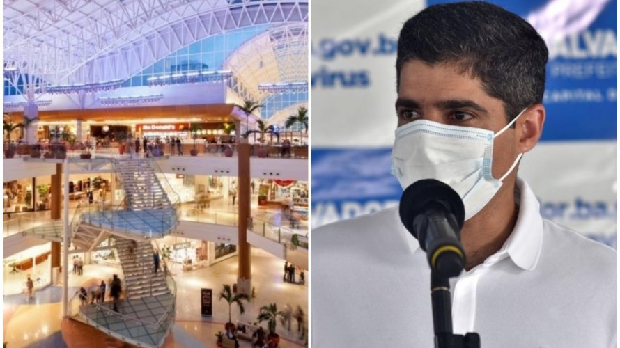 Salvador deve reabrir shoppings no fim do mês; bares e restaurantes somente em julho 1 Salvador deve reabrir shoppings no fim do mês bares e restaurantes somente em julho