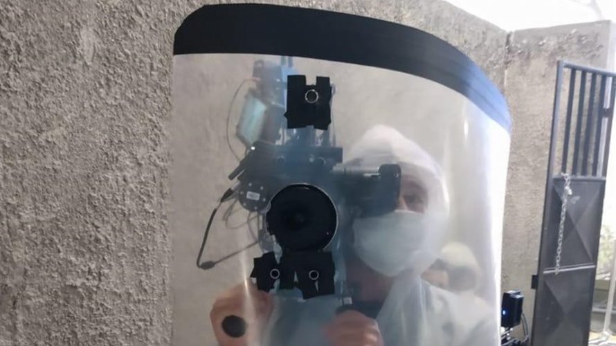 Atores da Globo irão contracenar em novelas entre placas de acrílico