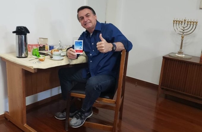 Bolsonaro diz que novo teste para covid 19 deu negativo 1