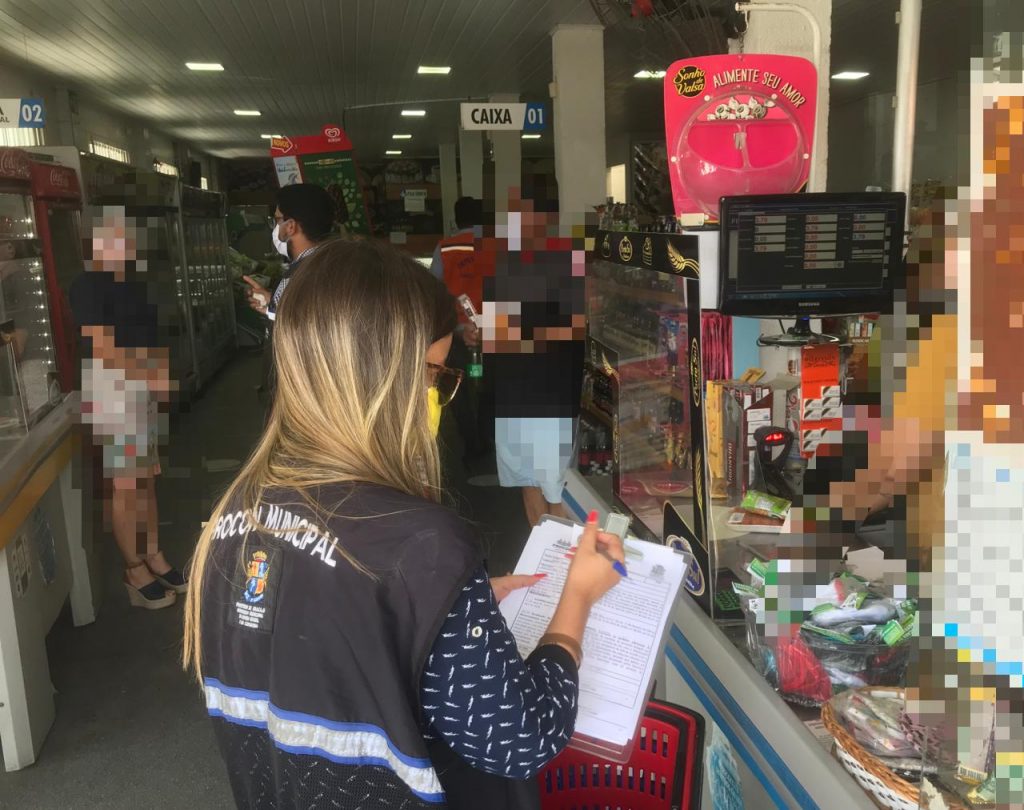 Covid 19 Estabelecimentos são notificados no bairro Aruana em Aracaju por descumprimento de normas
