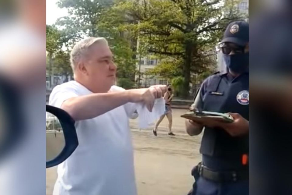 Desembargador chama guarda municipal de analfabeto após receber multa por não usar máscara veja vídeo