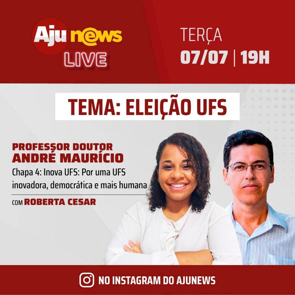 Eleições UFS Professor André Maurício é entrevistado pelo AjuNews nesta terça 7 1