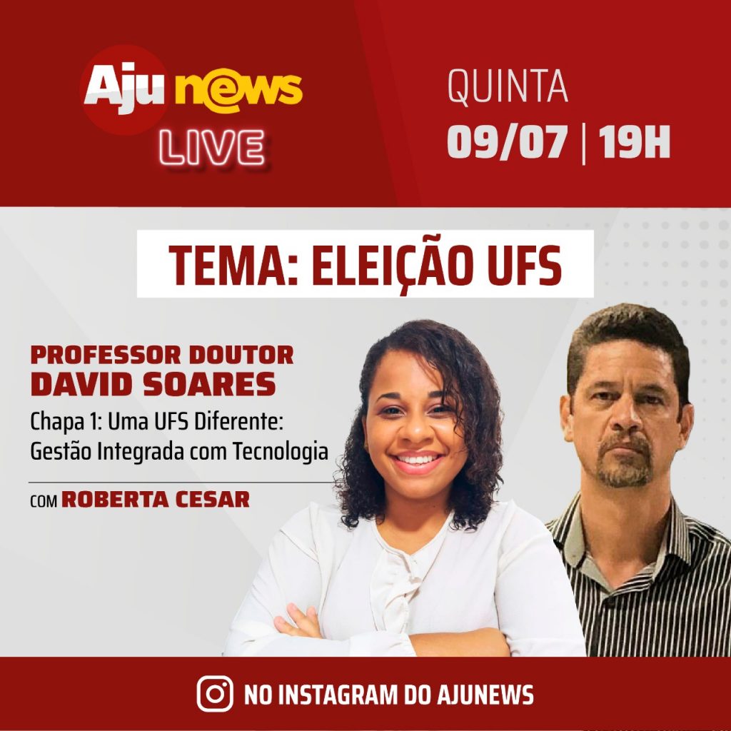 Eleições UFS Professor David Soares é entrevistado pelo AjuNews nesta quinta 9