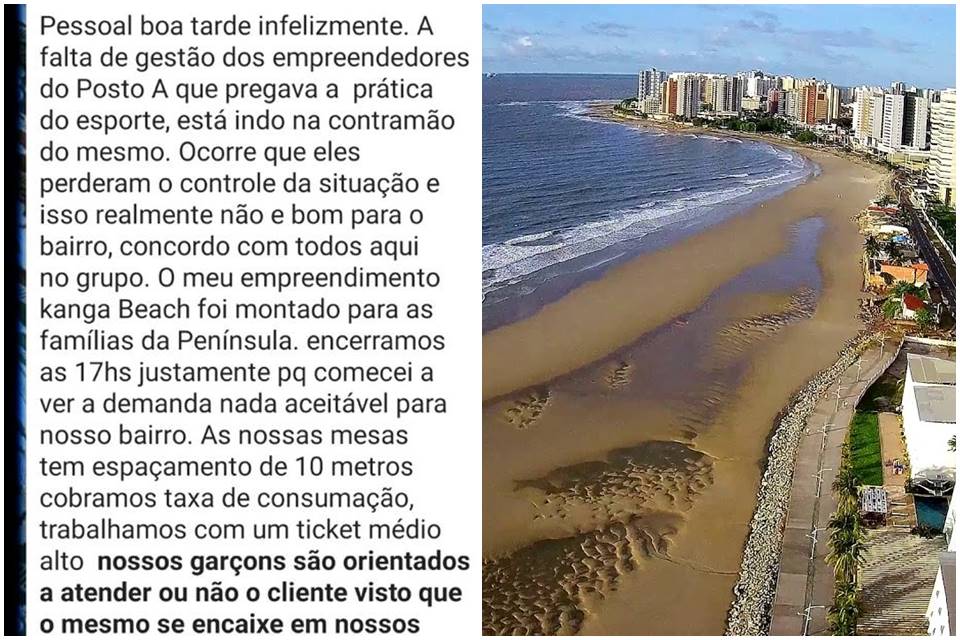 Empresários do Maranhão querem segregar pessoas em praia Separação natural”