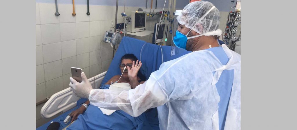 Hospital em Lagarto implanta visitas virtuais para pacientes com covid 19
