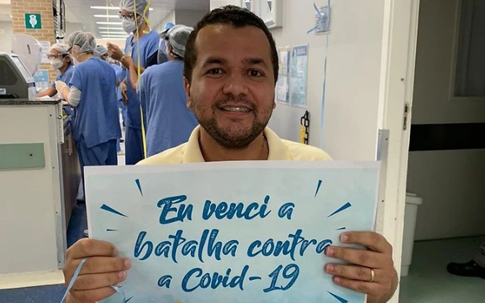Padre Marcelo Conceição recebe alta após 12 dias de internação por causa da covid 19