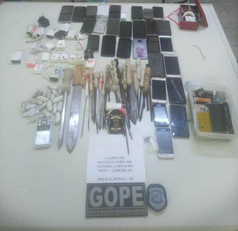 Presos que traficavam drogas dentro de presídio em São Cristóvão são identificados pela polícia