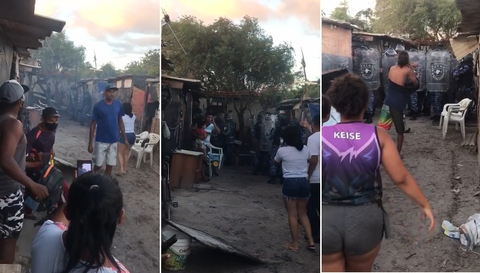 Vídeo mostra tensão entre moradores da ocupação Mangabeiras e guardas municipais prefeitura explica 1