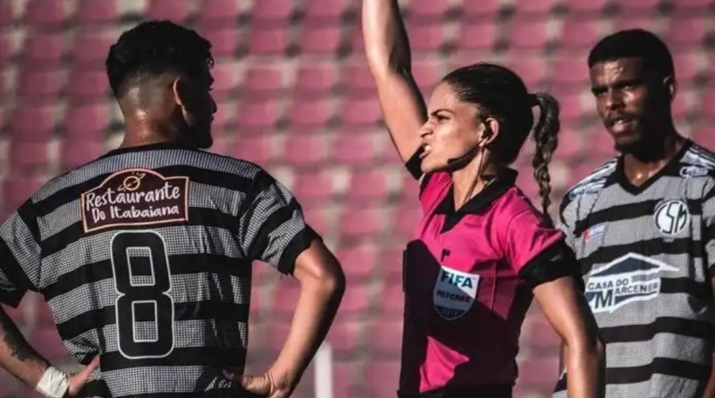 Árbitra sergipana apita jogo de retomada da Copa do Nordeste