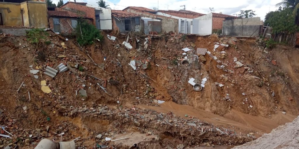 Defesa Civil Estadual realiza vistoria em área prejudicada pelas chuvas em Japaratuba