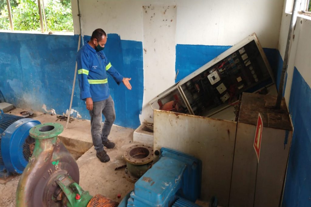 Homens armados invadem e destroem Estação de Tratamento de Água em São Cristóvão