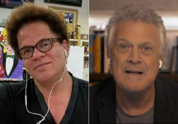 No Conversa com Bial Romero Britto se recusa a responder perguntas sobre barraco em Miami