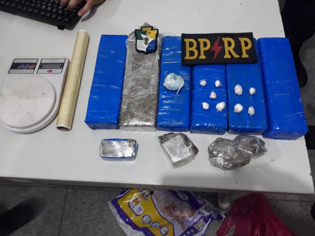 Polícia Militar apreende 5 Kg de maconha durante ação em Socorro